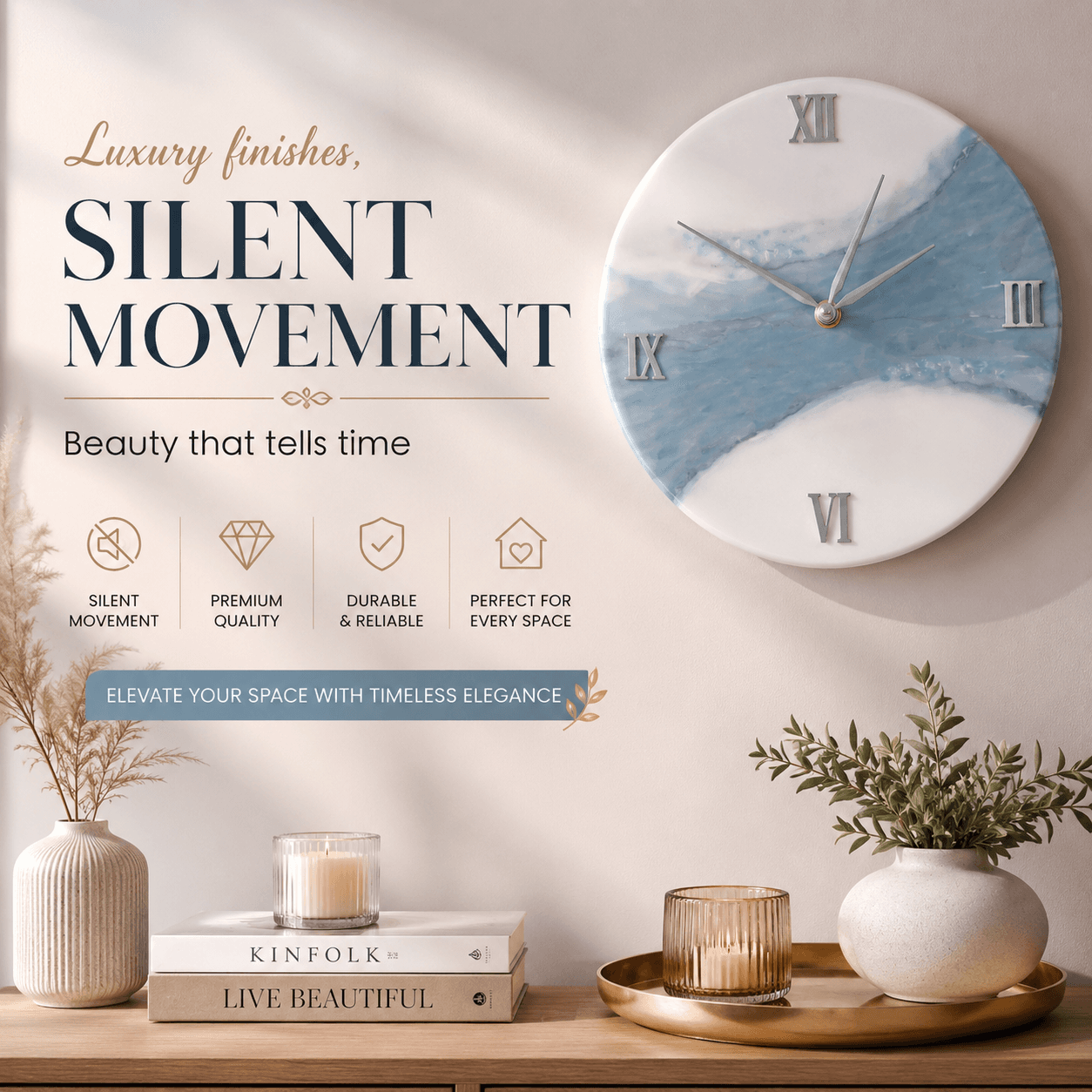 Handcrafted designer wall clocks